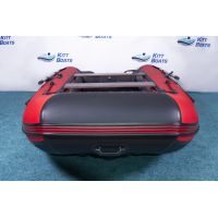 Лодка моторная килевая Kitt Boats 350 НДНД красно-черный